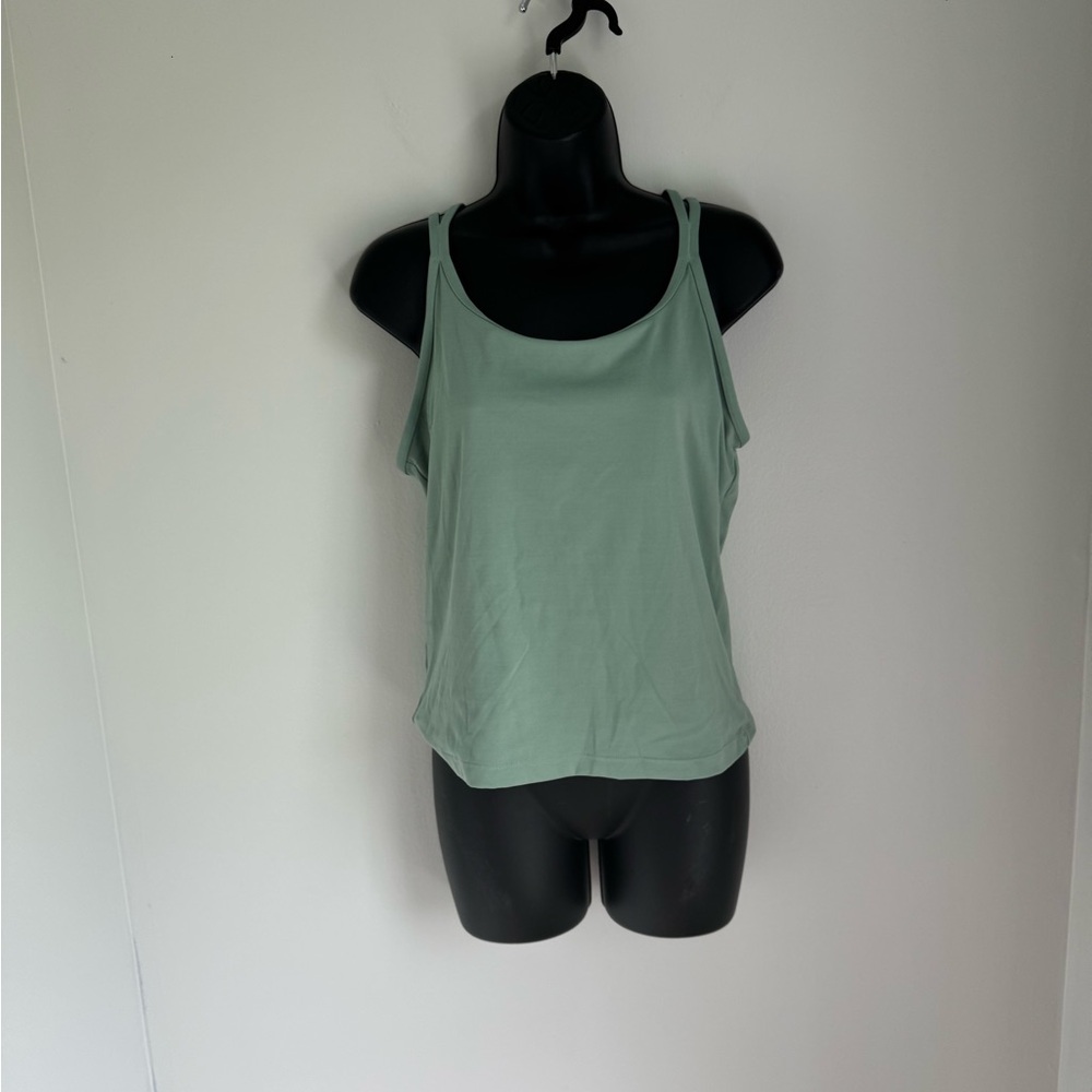 Love Pink Mint Green Workout Tank Top Size L